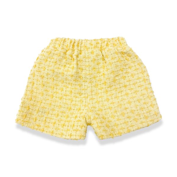 Yellow Tweed Shorts - doe a dear