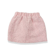 Floral Embelish Tweed Skirt Pink - doe a dear