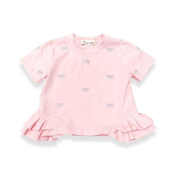 Allover Stone Bows Tee - doe a dear