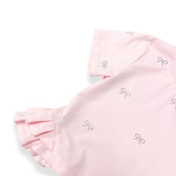 Allover Stone Bows Tee - doe a dear