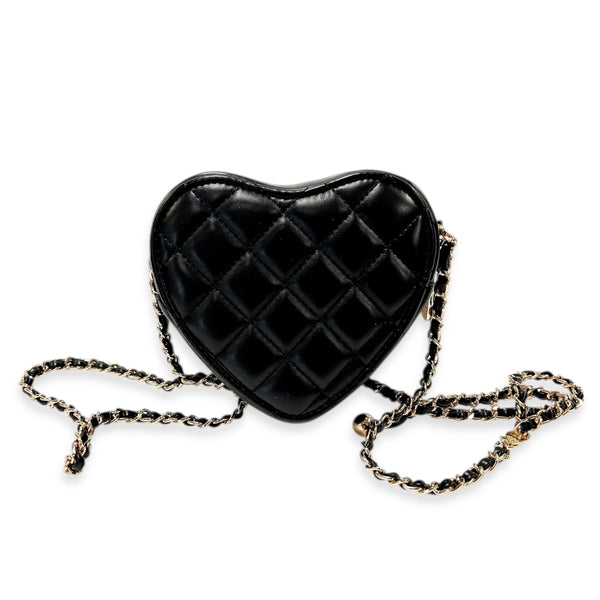 Quilted Leather Heart Purse - doe a dear
