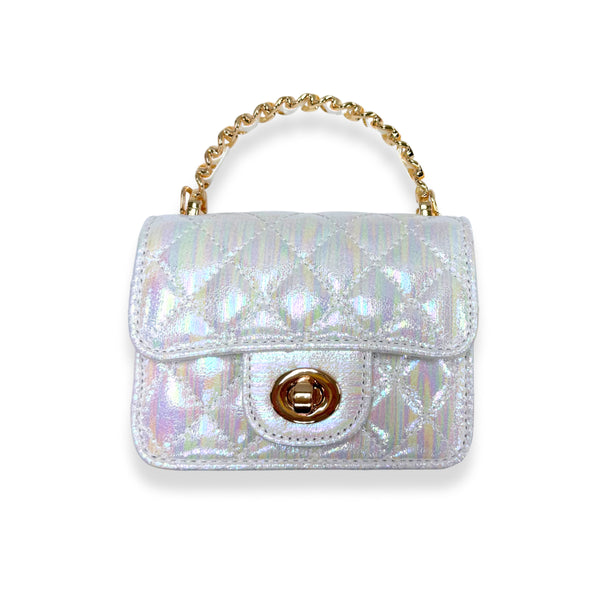 Shiny Quilted Purse - doe a dear