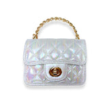 Shiny Quilted Purse