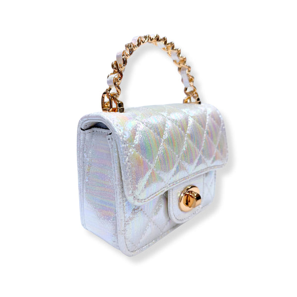 Shiny Quilted Purse - doe a dear