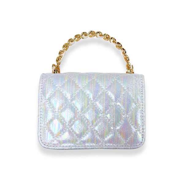 Shiny Quilted Purse - doe a dear