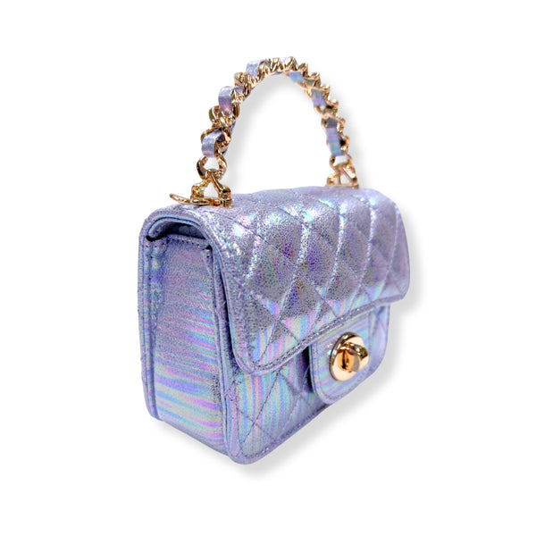 Shiny Quilted Purse - doe a dear
