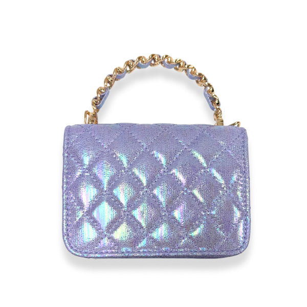 Shiny Quilted Purse - doe a dear