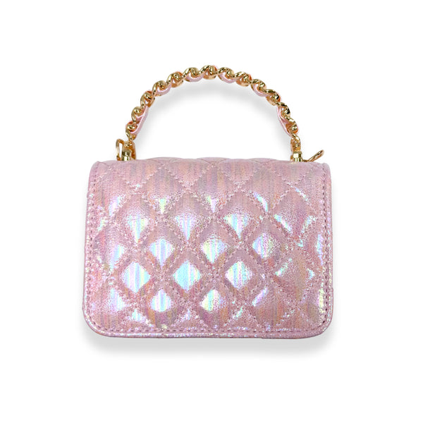 Shiny Quilted Purse - doe a dear