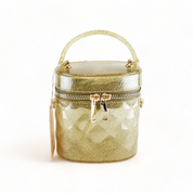 Cylindrical Jelly Purse - Gold - doe a dear