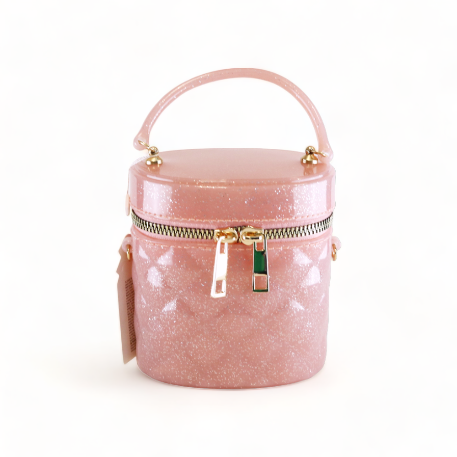 Cylindrical Jelly Purse - Pink - doe a dear