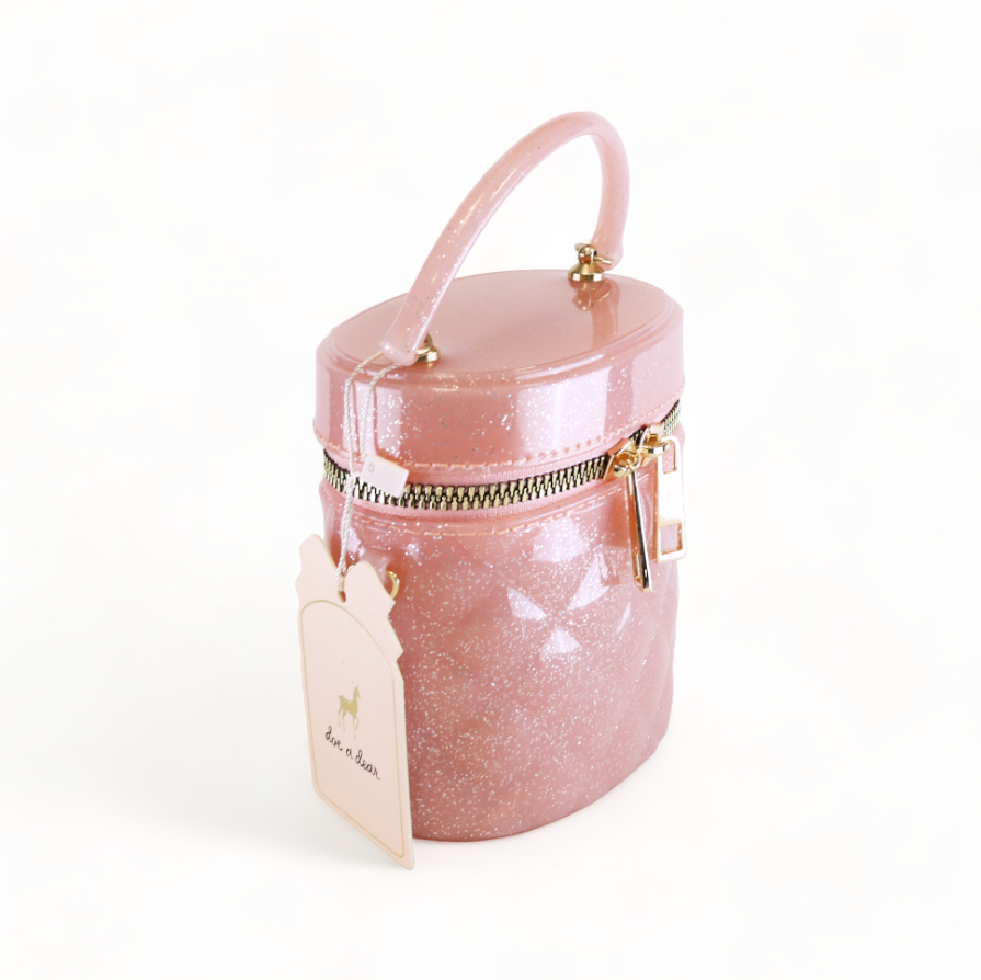 Cylindrical Jelly Purse - Pink - doe a dear