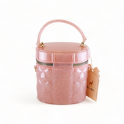 Cylindrical Jelly Purse - Pink - doe a dear