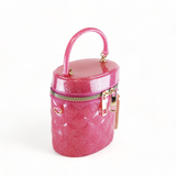 Cylindrical Jelly Purse - Rose