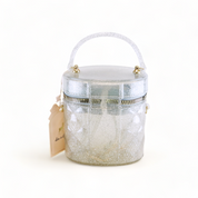 Cylindrical Jelly Purse - Silver