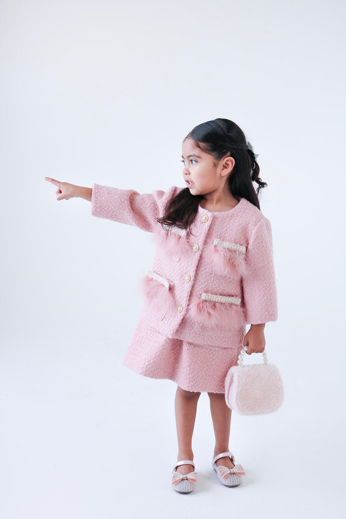 Feather Trim Jacket - doe a dear