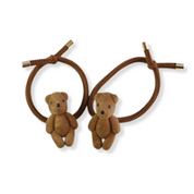 Teddy Hair Ties (Pair)