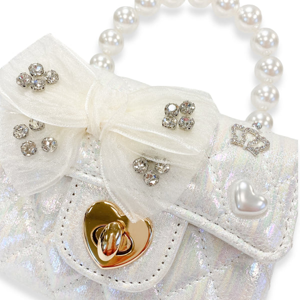 Princess Peony Purse -white - doe a dear