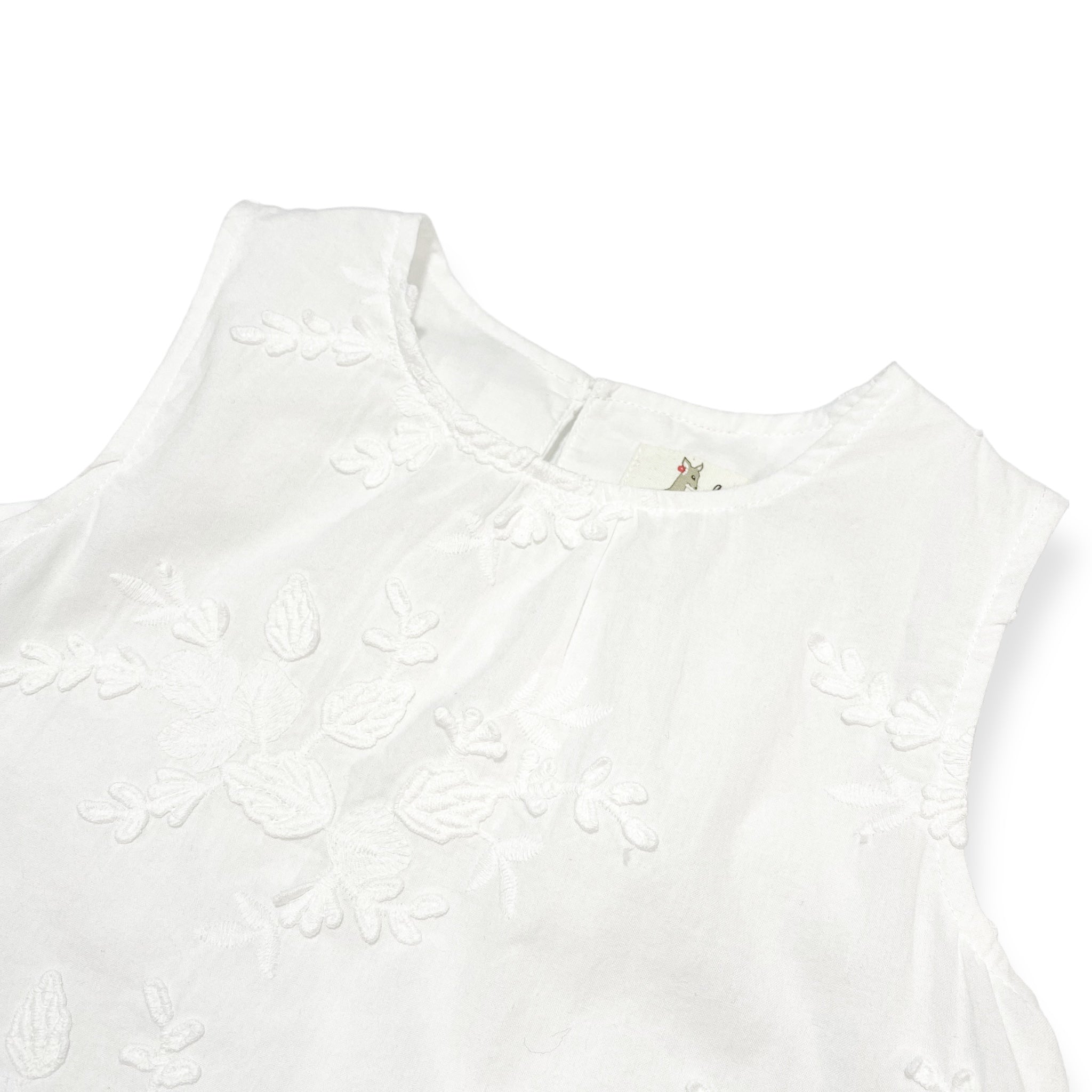 Floral Embroidery Cotton Blouse - doe a dear