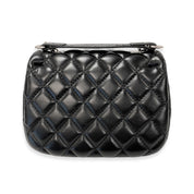 Colorful Gems Quilted Purse Black