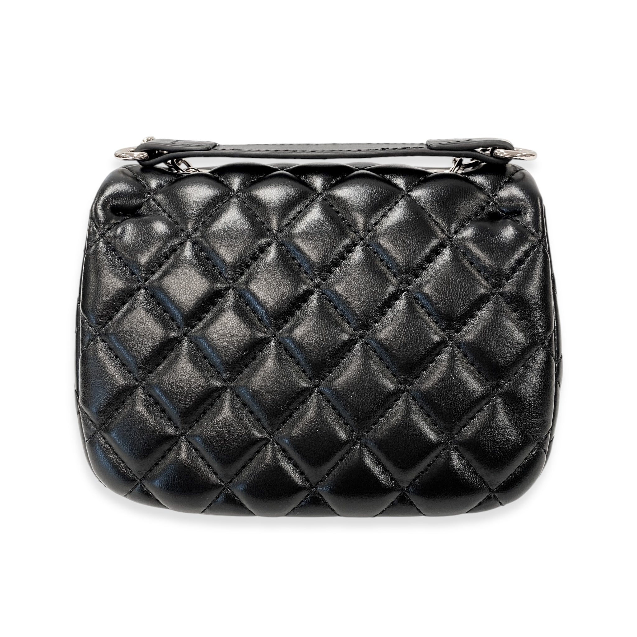 Colorful Gems Quilted Purse Black