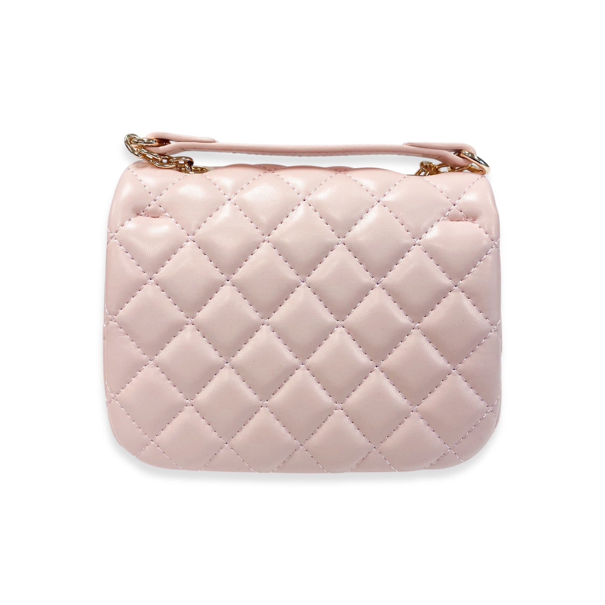 Colorful Gems Quilted Purse Pink