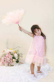 The Leila Dress -pink - doe a dear