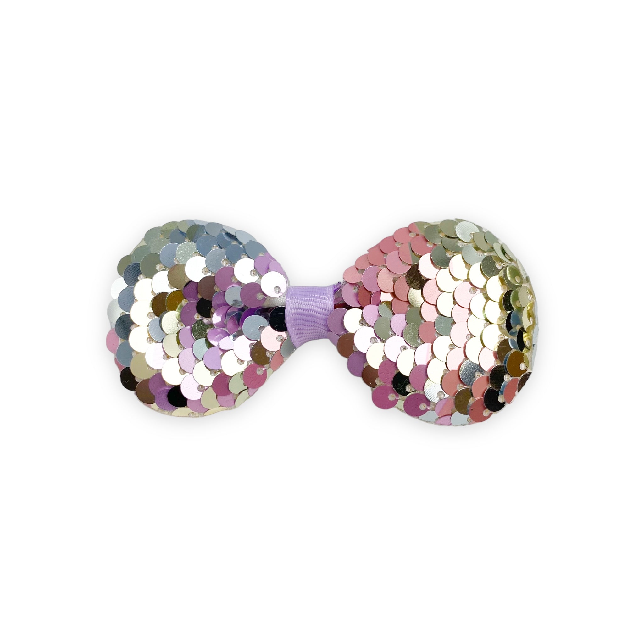 Sequin Bow Hair Clip