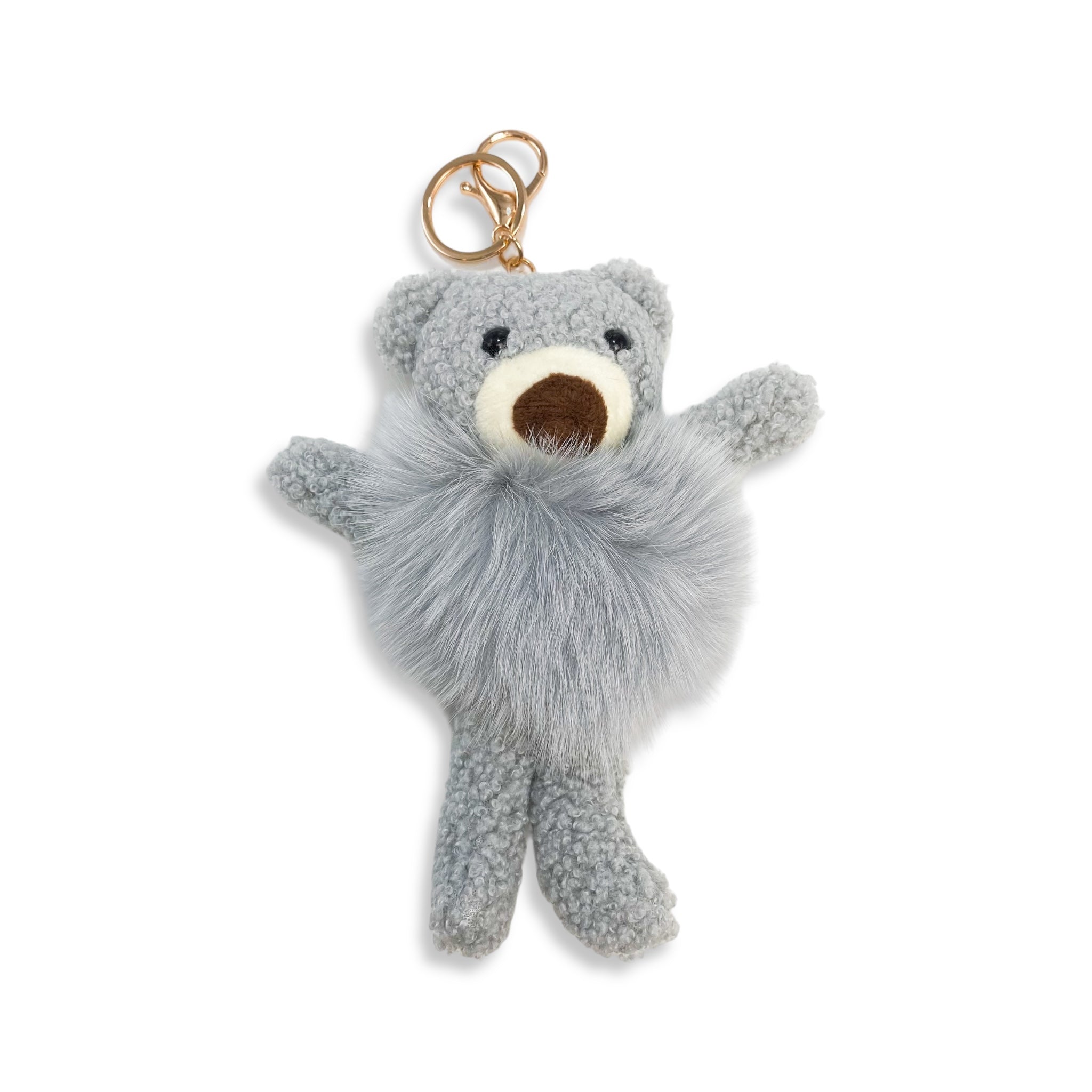 Teddy Fluff Keychain - doe a dear