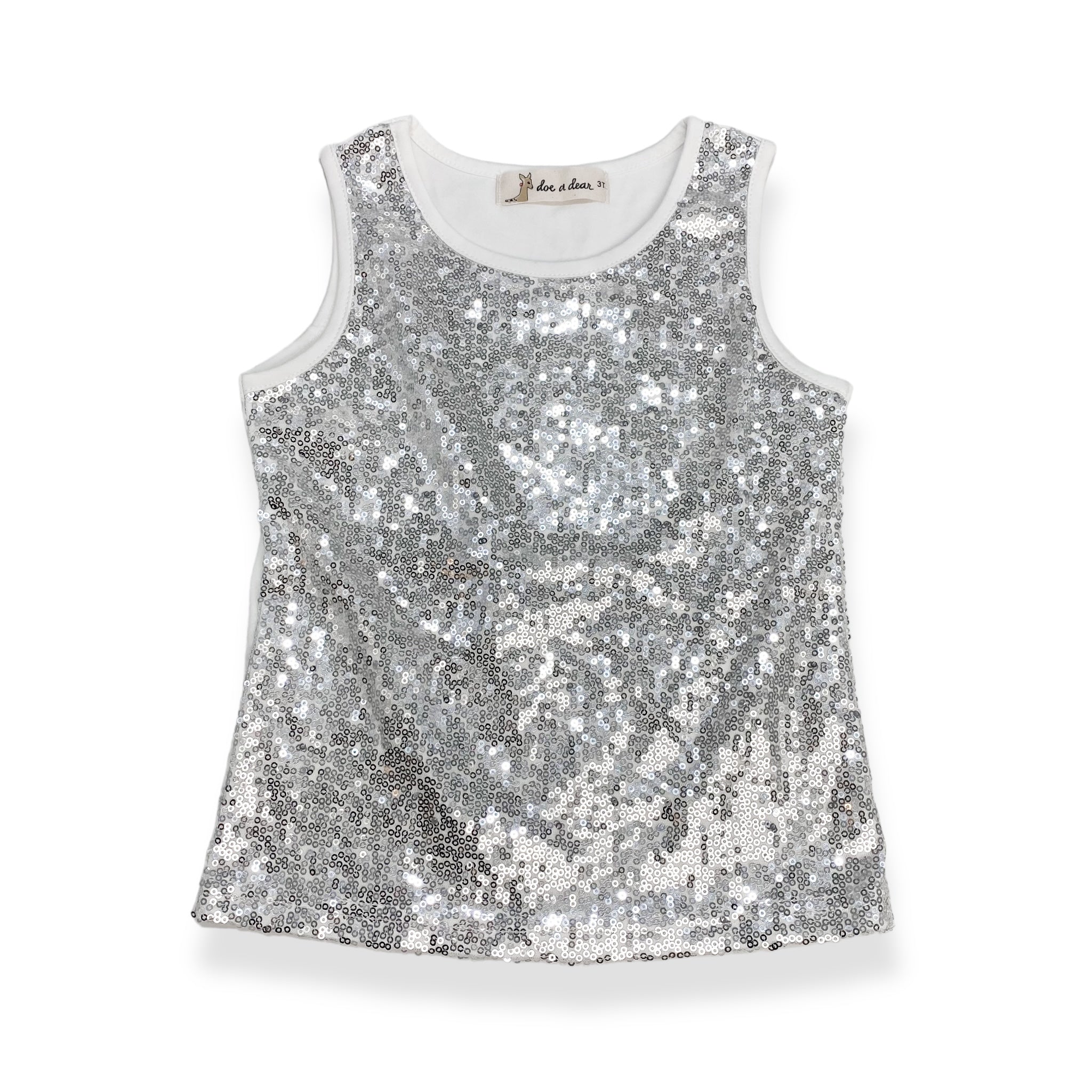 Glitter Sequined Tank Top - doe a dear