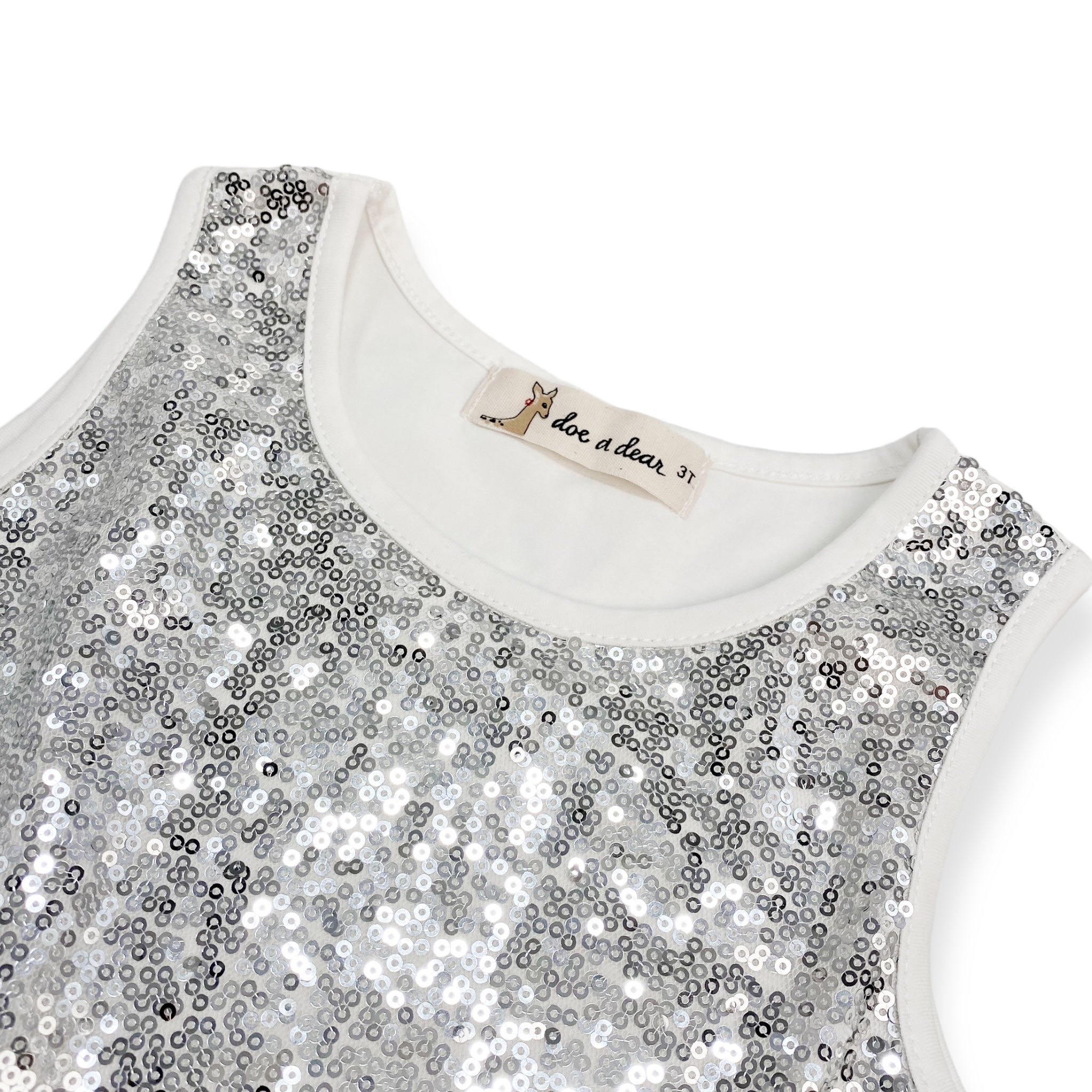 Glitter Sequined Tank Top - doe a dear