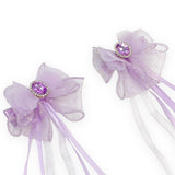 Mesh Bow Hair Clips