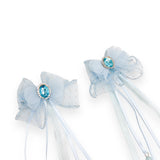 Mesh Bow Hair Clips