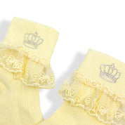 Crown Rhinestone Socks