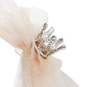 Princess Heart Crown Headband - BEIGE