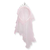 Tiara Headband w/ Veil - Pink
