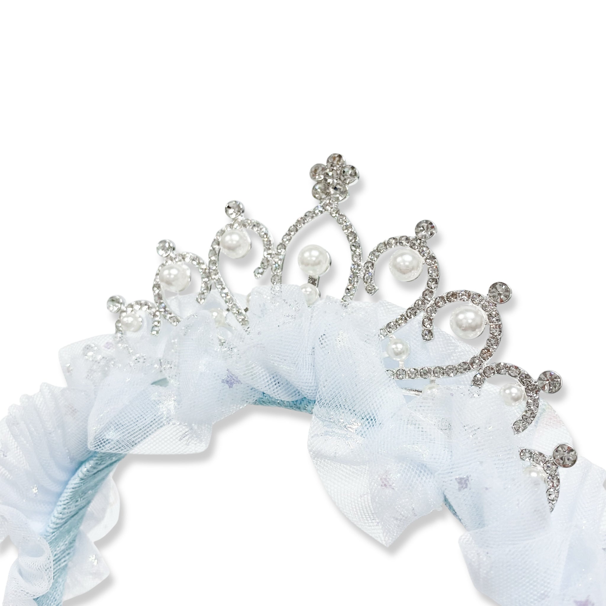 Pearl Princess Headband -blue - doe a dear