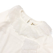 Lace Collar & Cuff Top