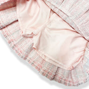Sparkly Pleated Tweed Skirt - doe a dear