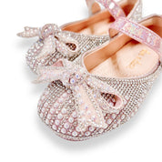 Pearl & Rhinestone Flat Shoes - Pink - doe a dear
