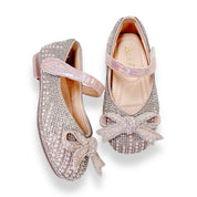 Pearl & Rhinestone Flat Shoes - Pink - doe a dear