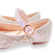 Pearl & Rhinestone Flat Shoes - Pink - doe a dear
