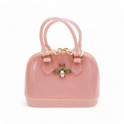 Gold Bee Jelly Bowling Bag - Pink - doe a dear