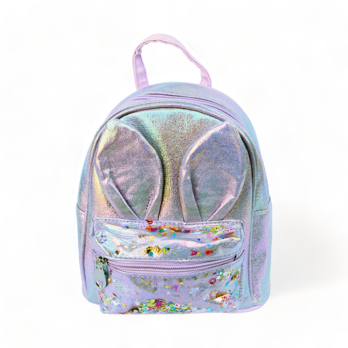 Bunny Iridescent Backpack - Lilac - doe a dear