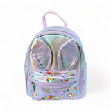 Bunny Iridescent Backpack - Lilac