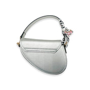 Saddle Purse - Silver