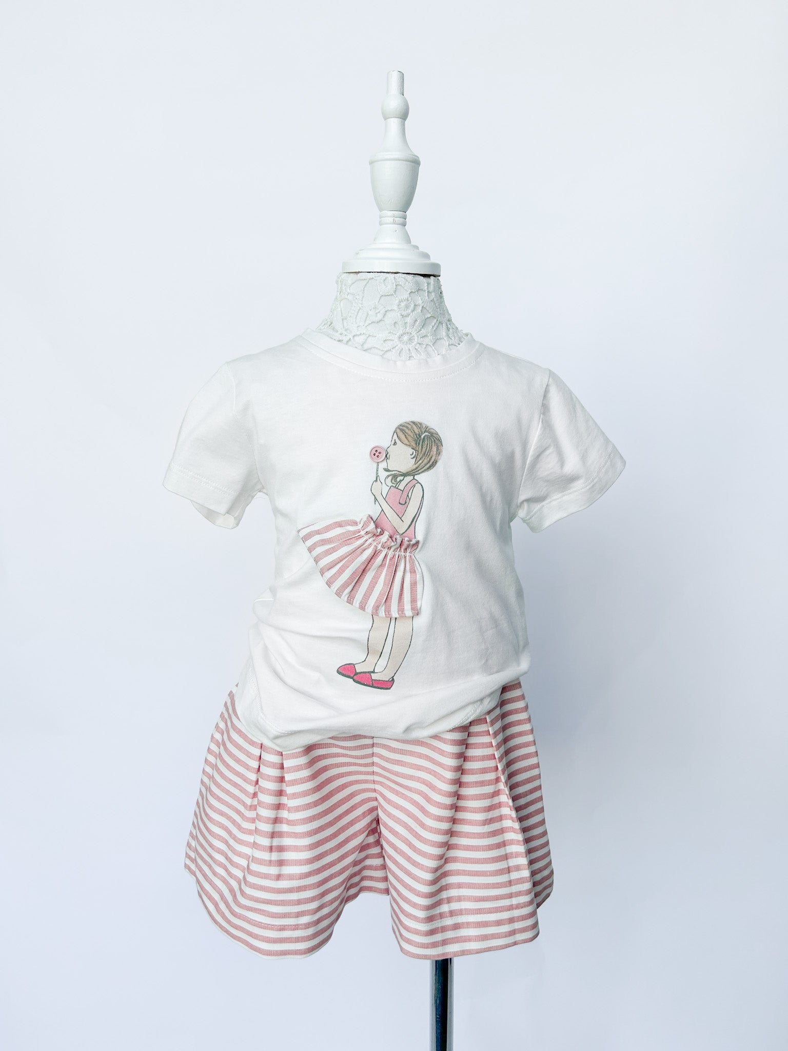 Lollipop Tee & Shorts - 3T