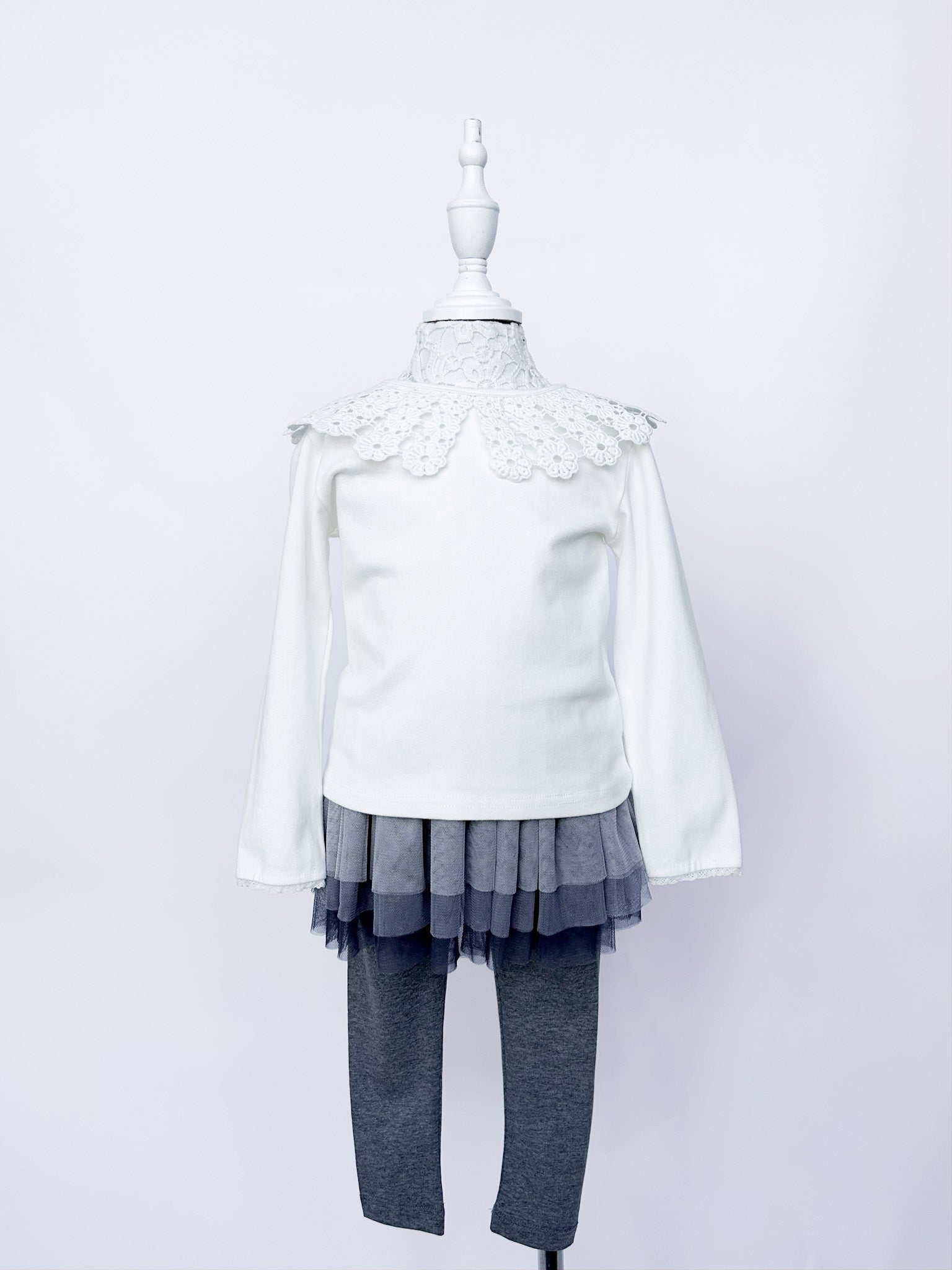 Lace Long Sleeve & Tutu Legging - 2T