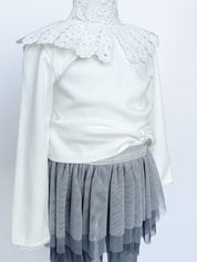 Lace Long Sleeve & Tutu Legging - 2T
