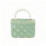 Quilted Mini Jelly Purse - Jade