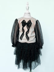 Gold Trim Blouse & Skirt - 3T